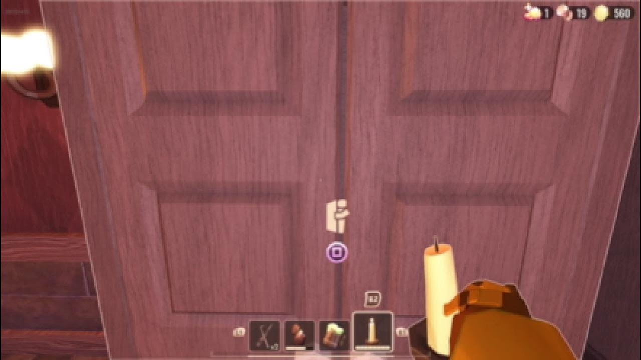 Trying to get to rooms in doors.