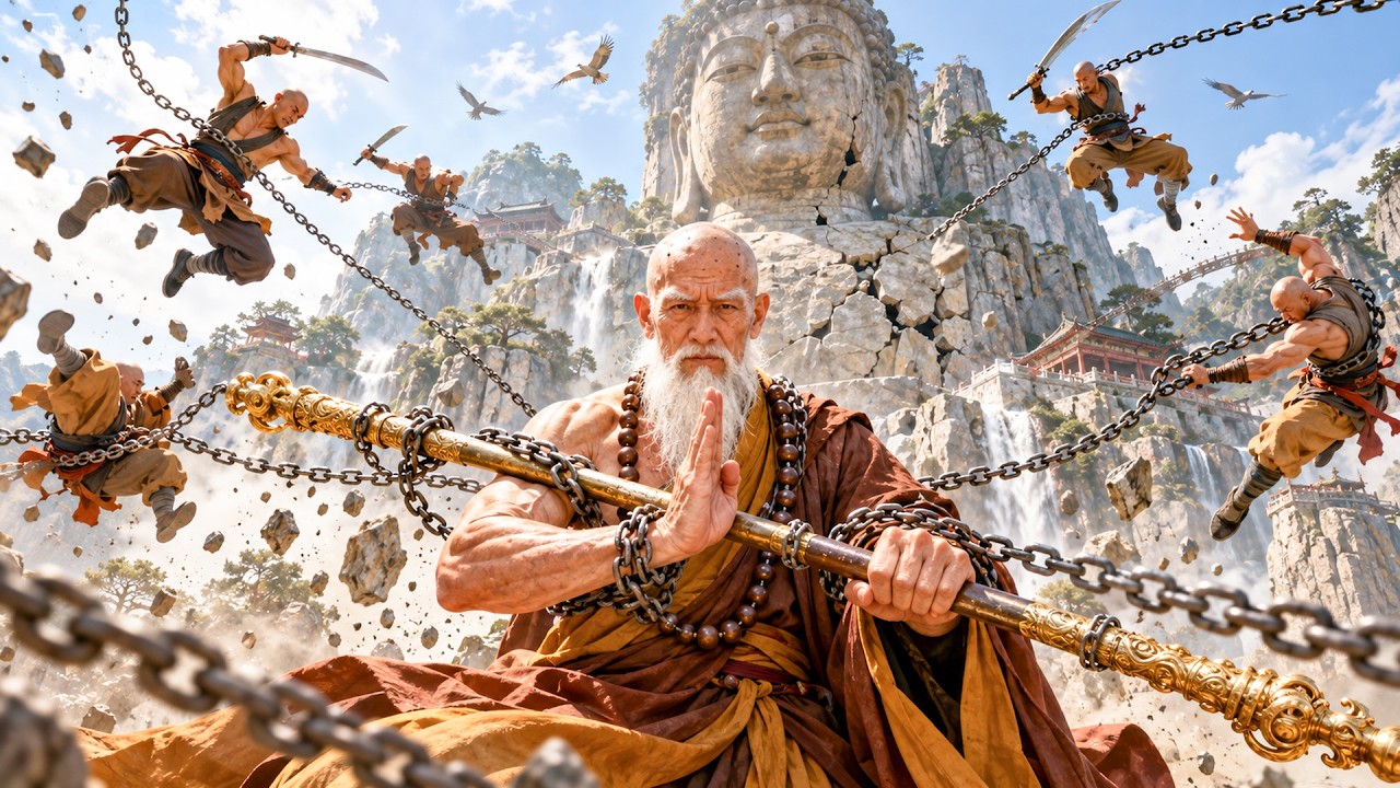 2026 Action Movie: Japanese samurai attack Shaolin Temple—only to be crushed by the abbot!