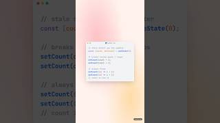 your useState is broken #reactjs #javascript