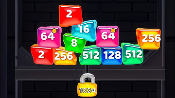 Jelly Cube 2048 : Blob Merge 3D| ASMR Gameplay | Max Level | Level - 07