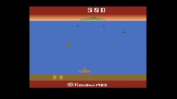 Marine Wars Longplay (Atari 2600 Game) - Warning: Contains Flashing Lights