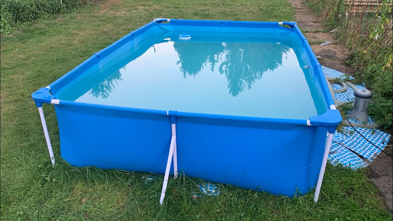 bestway-steel-pro-pool-aufbauen-build-a-pool-youtube