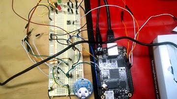 BeagleBone Black Rev A5C running Angstrom, Breadboarded Powerbox Setup
