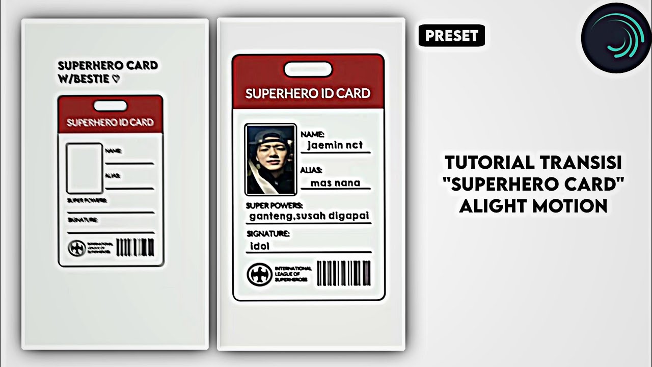 preset-tutorial-transisi-superhero-id-card-alight-motion-youtube