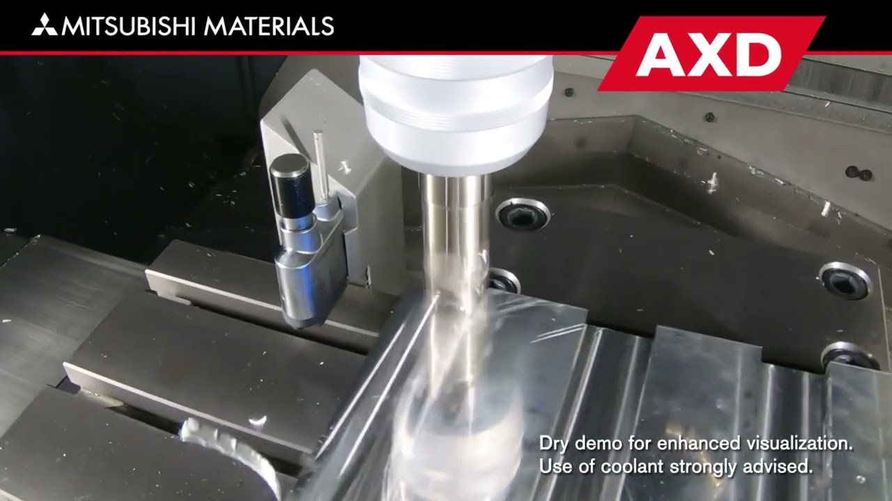 Mitsubishi Materials AXD Series Multi-Functional Cutter - YouTube