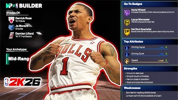 Best *PRIME* DERRICK ROSE Build in NBA 2K26