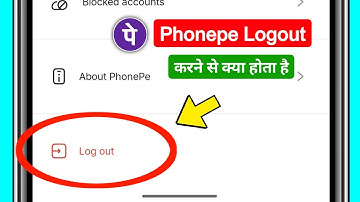 What happens by logging out of PhonePe? PhonePe logout