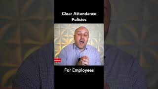 Clear Employee Attendance Policy Example