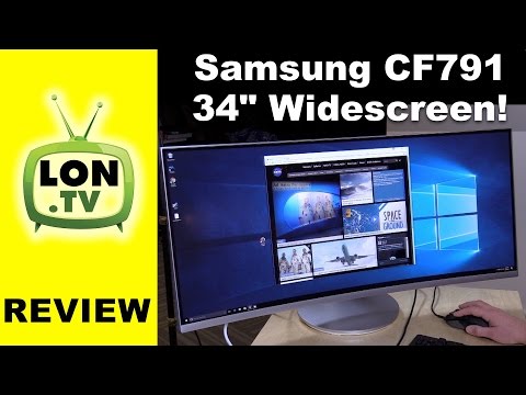 Samsung CF791 34-Inch Curved Widescreen Monitor Review - AMD FreeSync