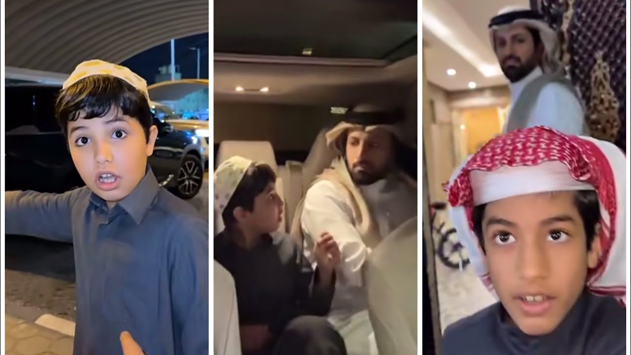 سنابات معاذ السهلي بالمستشفى مع فراج واحمد وقزيع ساق السياره وجاب العيد لا يفوتكم😂😍