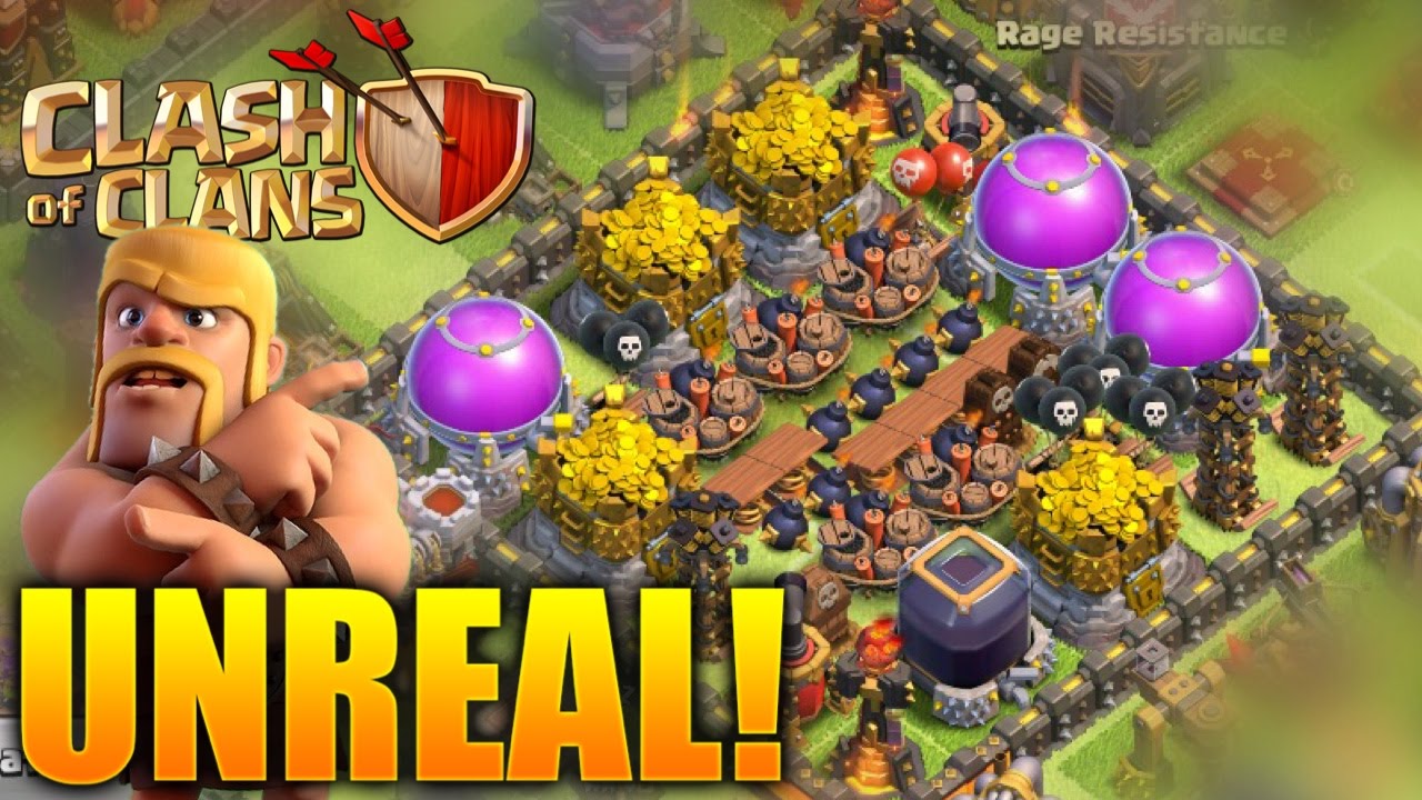 Clash of Clans - "UNDEFEATED TROLL BASE!" NEVER LOSE! (CoC Troll 2016 Epic Replay Troll!)