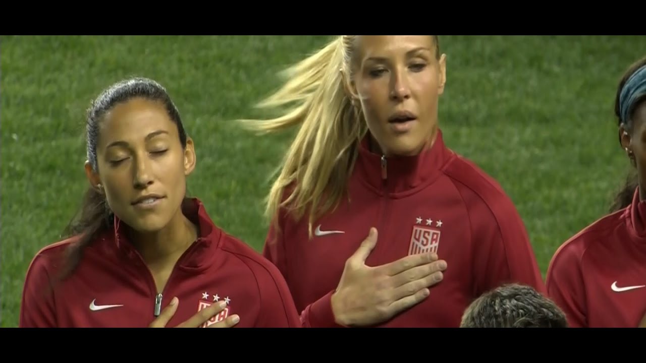 SBC - USWNT v Germany National Anthem 3.1.2017 [non-eng] - YouTube