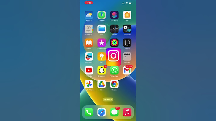 How to open instagram