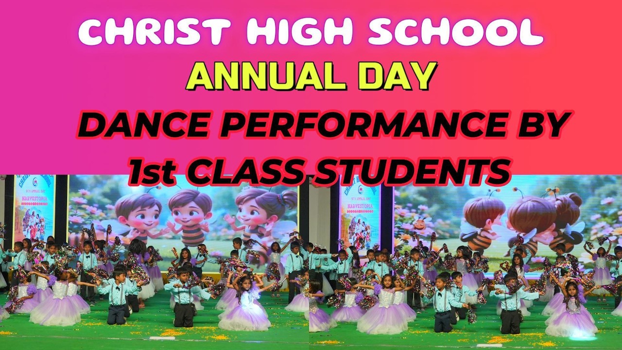 DANCE PERFORMANCE BY 1st STUDENTS - ANNUAL DAY - YouTube