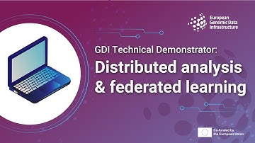 GDI Technical Demonstrator: Distributed analysis and federated learning