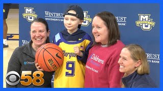 9-year-old turns dream into reality, signs letter of intent with MU basketball