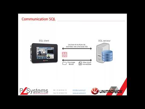 Webinaire N°6 - Présentation fonction SQL sur UniStream d'Unitronics