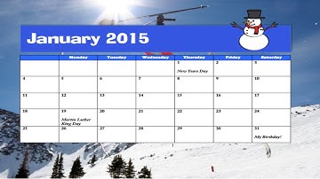How to make a calendar in Microsoft Word