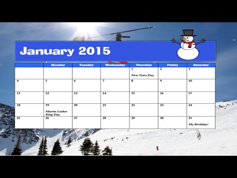 How to make a calendar in Microsoft Word