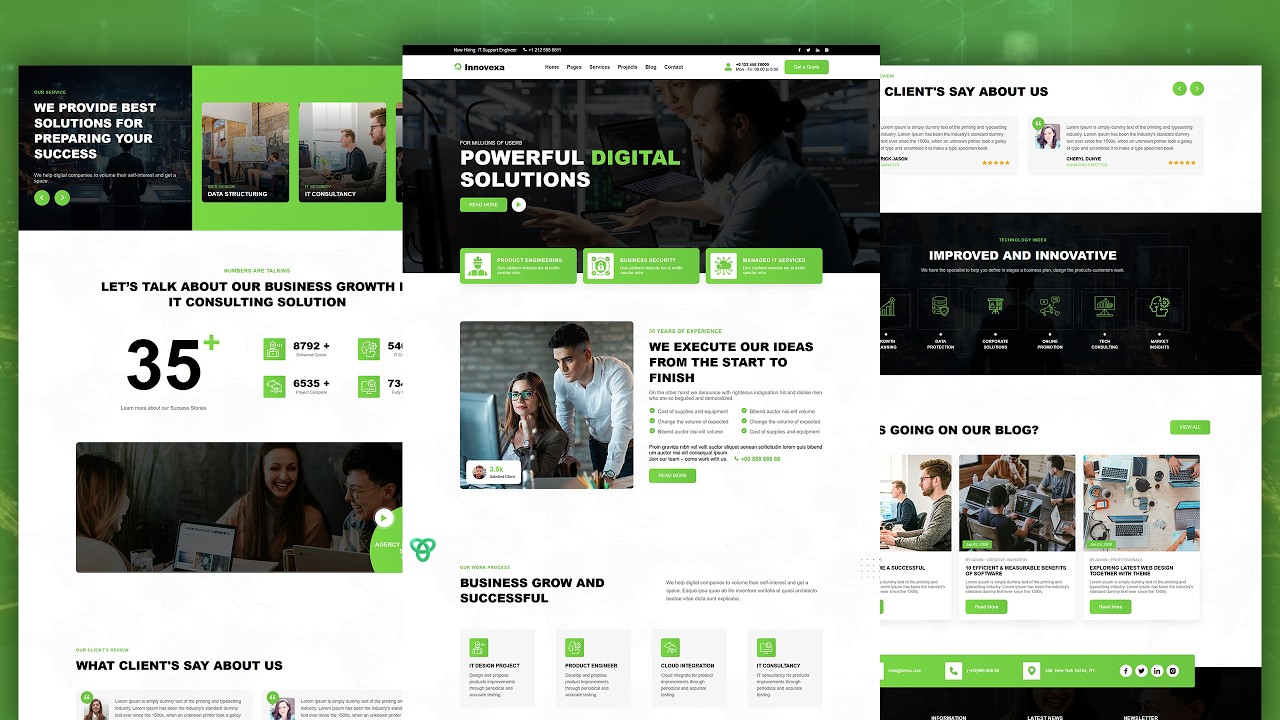 How to Create IT Solution & Business Responsive HTML Template ...