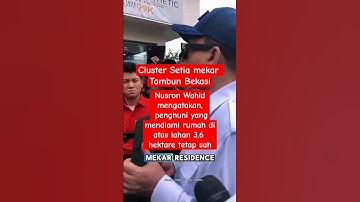 Thumbnail of pengosongan lahan Cluster Setia mekar Tambun #shorts