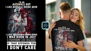 Skull T-Shirt Design For Gearlaunch In Adobe Photoshop Tutorial screenshot 4
