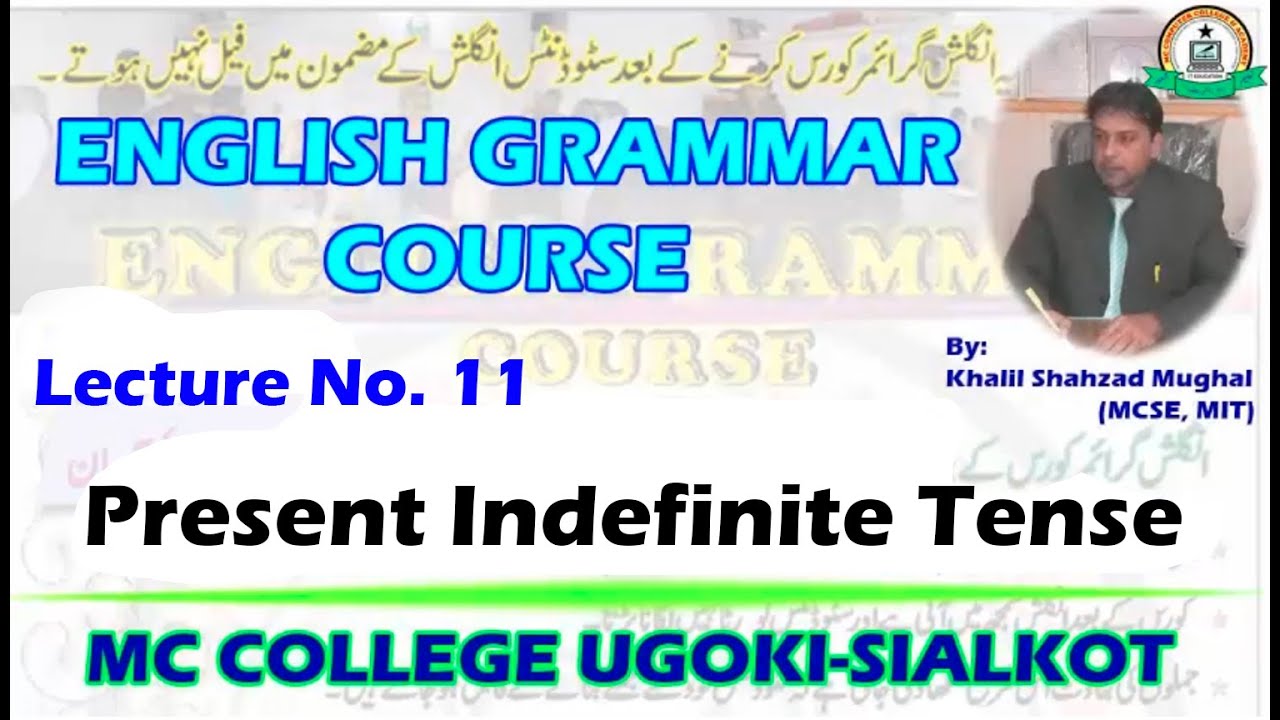 Present Indefinite Tense in Urdu/Hindi