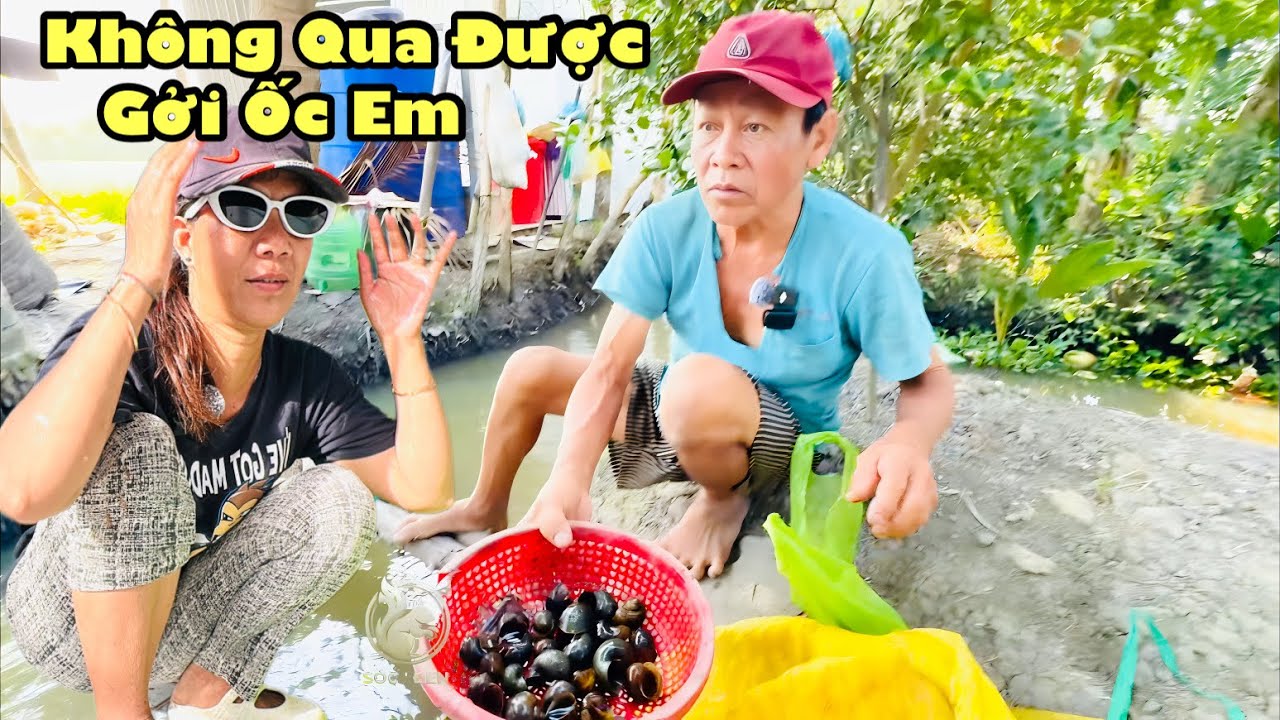 Xót xa cảnh chú Giá lụm ốc gửi em, thương nhiều mà chẳng dám bước ra khỏi nhà