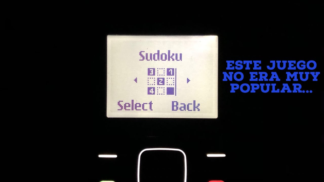 Sudoku (Nokia 1280) - YouTube