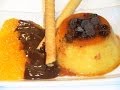 Flan de naranja con chocolate - La Cocina de Loli Dominguez. Loli Domínguez