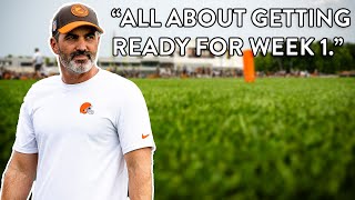 Kevin Stefanski: All About Getting Ready For Week 1 | Cleveland Browns