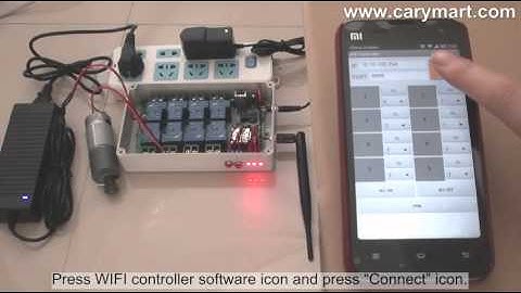 Smart Handset WIFI Controller for DC Motor RotationAndroid System)