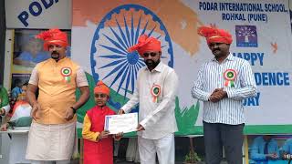 Independence Day Celebration in Podar International School Rohkal