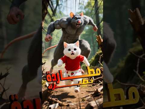 بسبوس دخل الغابة والفار العملاق جري وراه عشان ضرب ابنه الصغير Cats Catvideos Funnycats Aicat 