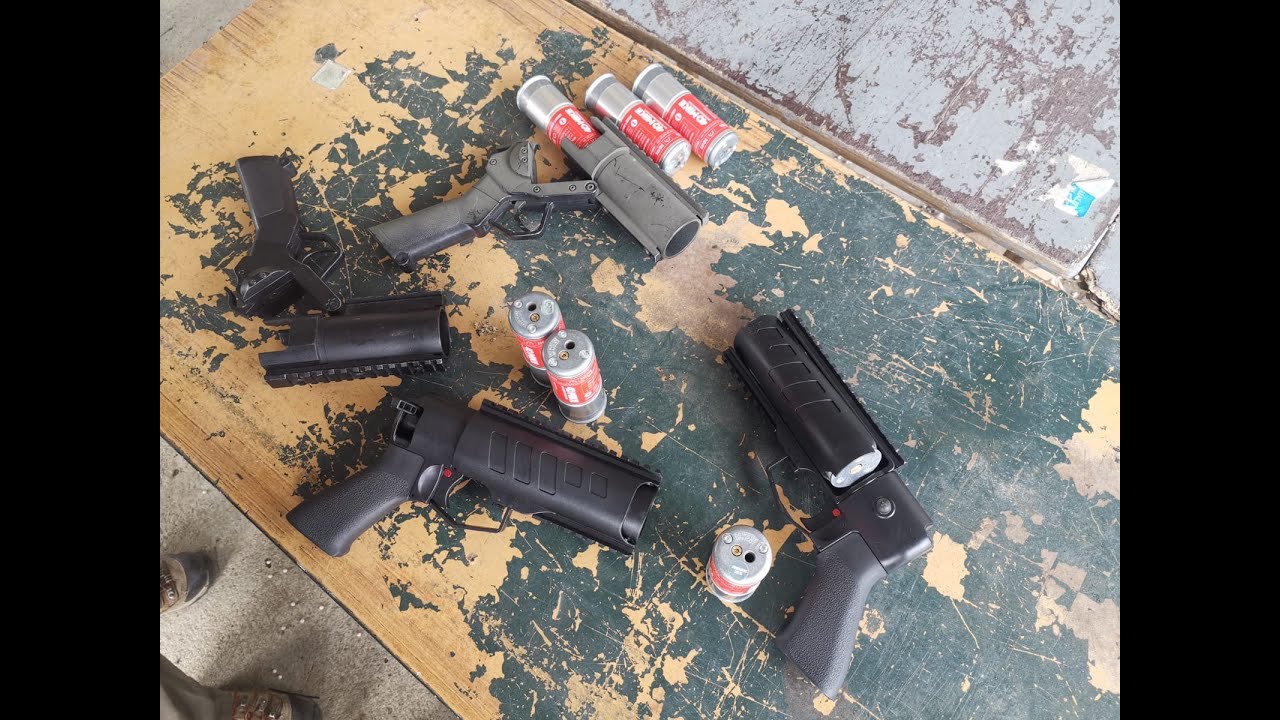 Airsoft GBB 40 Mike Grenade Challenge APS Thor Grenade Launcher