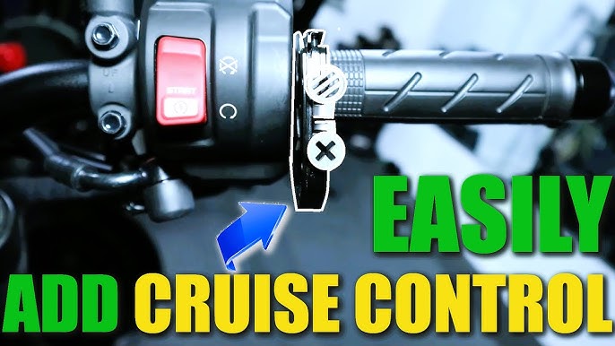 Cruise Control Throttle Clamp Lock Assist With Retainer Grip For All Bikes  / Motorcycle 