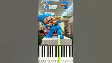 Pocoyo & Bea: Vacuuming the Whole Toy Mall! @Mtime4 - Piano Tutorial