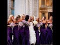 Long purple dresses for weddings - Purple