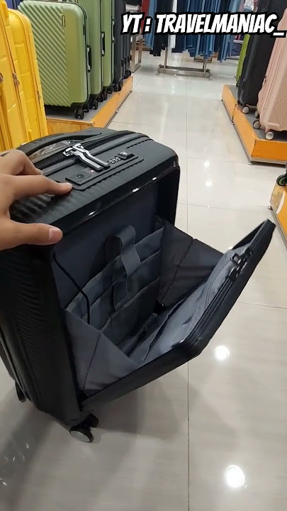 Curio Front Open Black 🖤 #americantourister #reviewkoper #squasem  #koper #samsonite