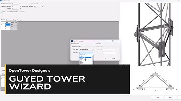 Design and Analyze Guyed Telecom Towers in Minutes with OpenTower Designer