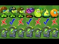 PvZ2 Challenge - Every Plants *5Power-UP vs 8 Plant Food Gravestone - Who Will Win ?
