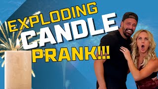 EPIC EXPLODING CANDLE PRANK🕯️💥