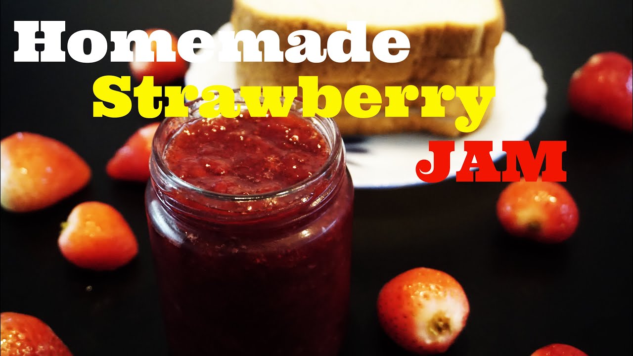 HOMEMADE STRAWBERRY JAM | No Preservatives jam recipe | How to make jam