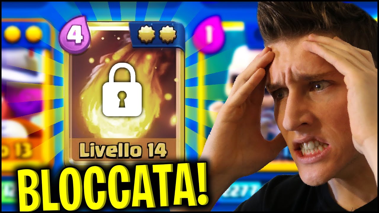 POLENTA VOLANTE LIVELLO 14 ma NON POSSO UTILIZZARLA! CLASH ROYALE ITA ...