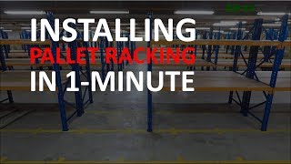 Pallet Racking Installation Time Lapse In 1 Minute
