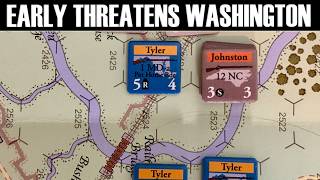 Early Threatens Washington Gameplay Overview | American Civil War Board Game | Wargame