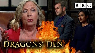 Emotional bidding war erupts over husband and wife team’s clever pitch | Dragons’ Den - BBC