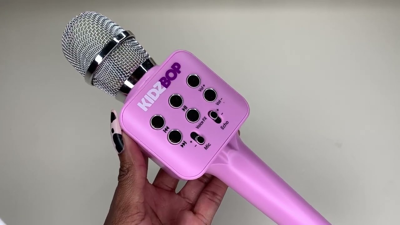 Move2Play Kidz Bop Karaoke Microphone Gift, The Hit Music Brand