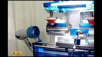 Pad Printer Machine【2-Color Pad Printer w/Sliding Rail(180 Degree Flip)】FC-292D_Fine Cause Company