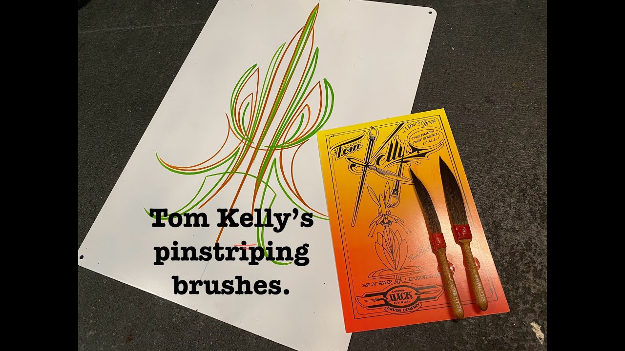 Are Tom Kelly's pinstriping brushes as good as they claim to be? Let's ...